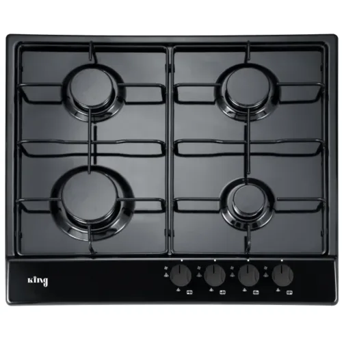 כיריים 4 להבות קינג שחור 614R